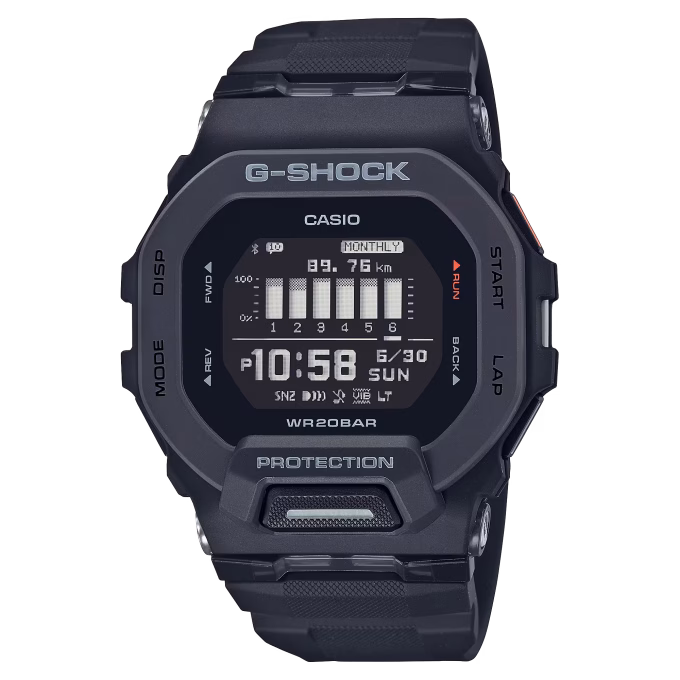 Casio Black Dial G-Squad Watch GBD-200-1ER