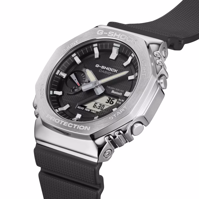 Casio Black Dial G-Steel Watch GBM-2100-1AER