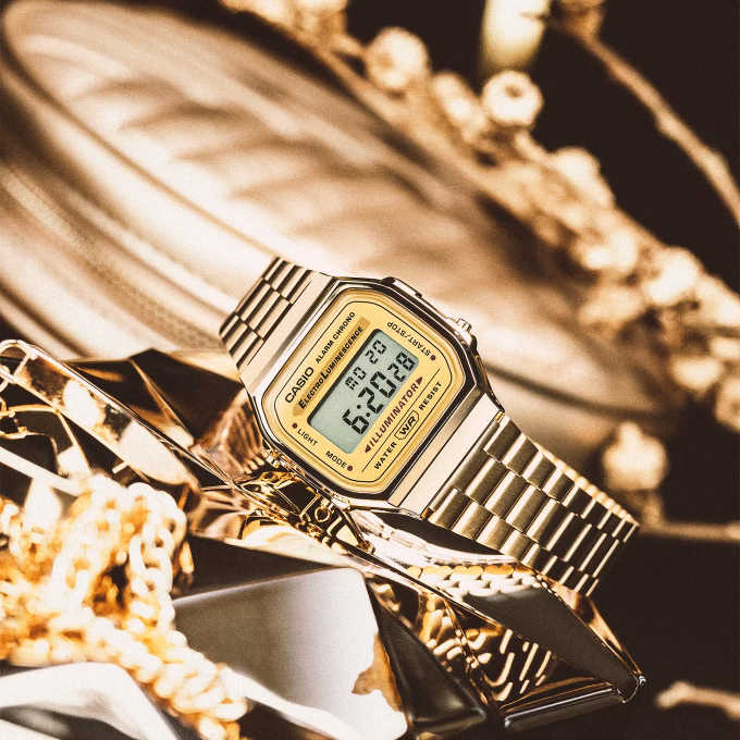 Casio Vintage Gold Steel Watch A168WG-9EF