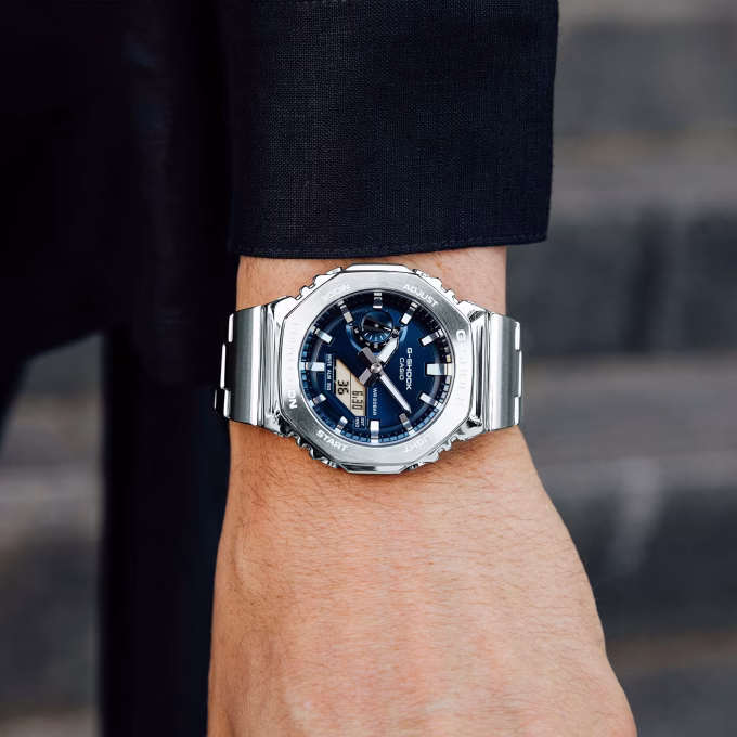Casio Night Blue G-Steel Watch GM-2110D-2BER