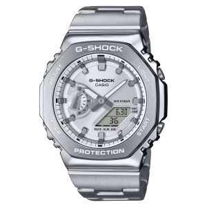 Casio Silver Dial G-Steel Watch GM-2110D-7AER