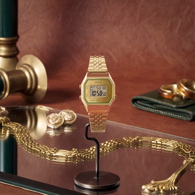Casio Ladies Digital Steel Watch LA680WEGV-9AEF