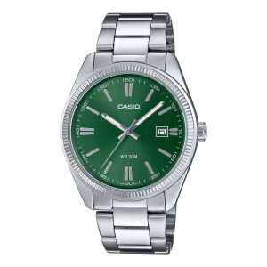 Casio Green Dial Watch MTP-1302PD-3AVEF