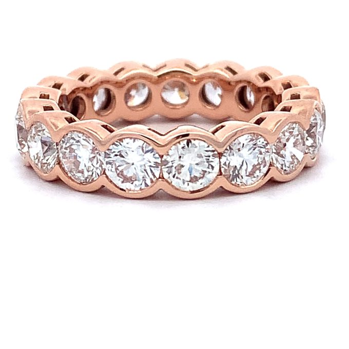 Rose Gold Diamond Eternity Ring