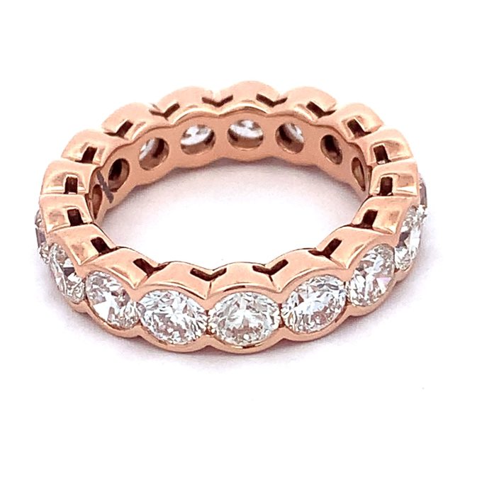 Rose Gold Diamond Eternity Ring