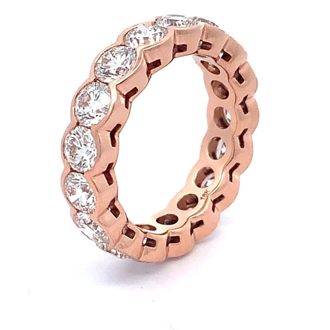 Rose Gold Diamond Eternity Ring