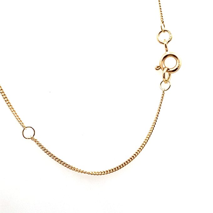 0.53ct Diamond Solitaire 18ct Gold Necklace