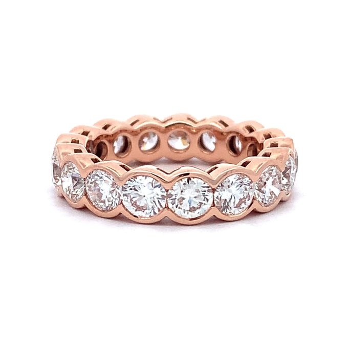 Rose Gold Diamond Eternity Ring