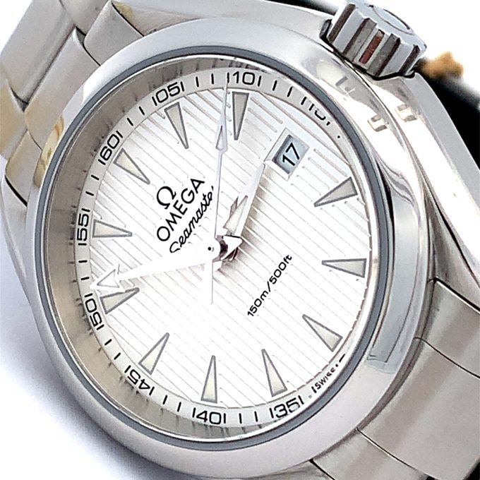 Ladies Omega Seamaster Aqua Terra Steel Watch