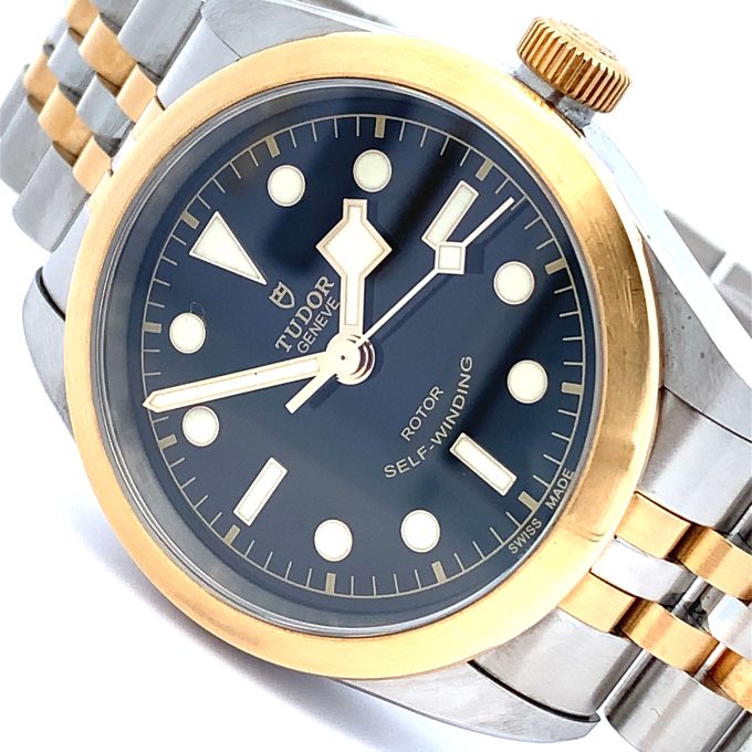 Tudor Black Bay Steel and Gold Automatic Midsize Watch