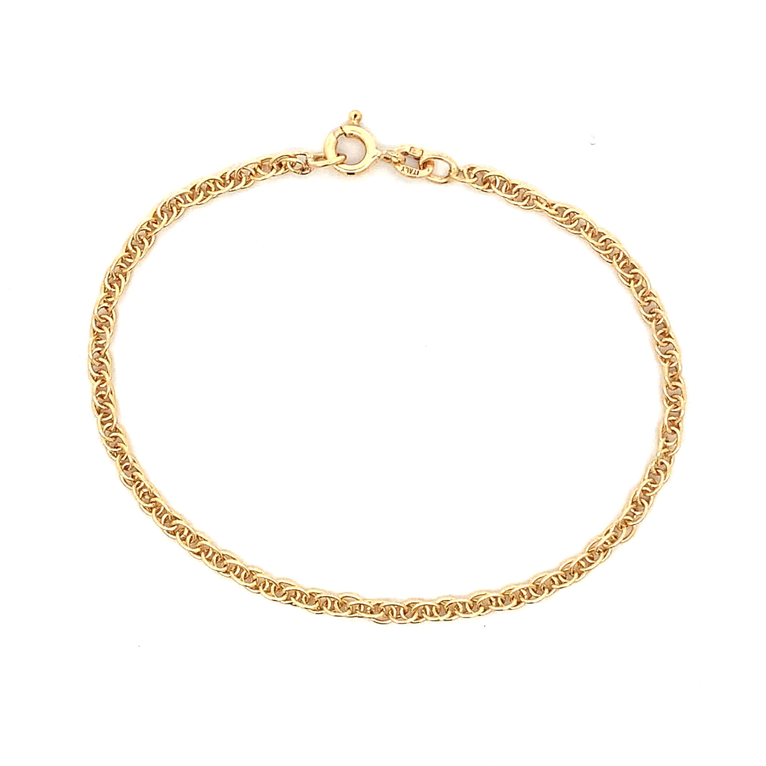 9ct Yellow Gold Prince of Wales Bracelet