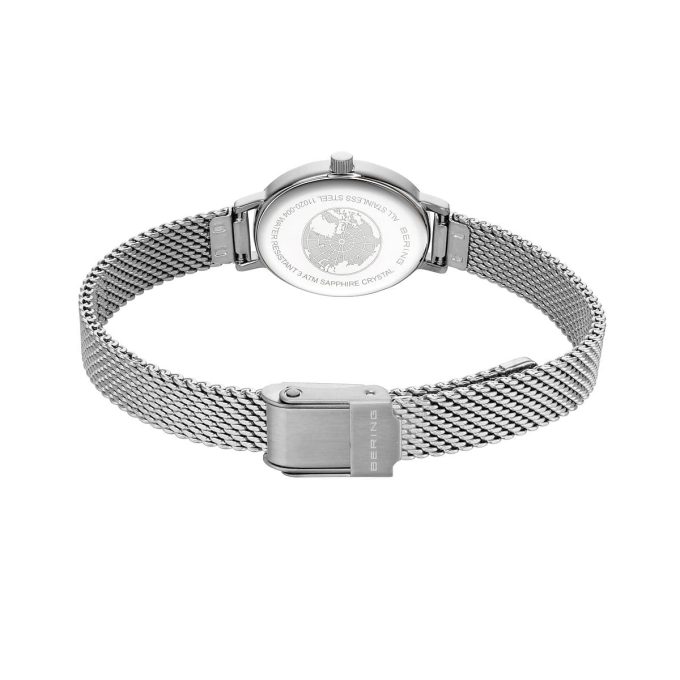 Bering Ladies Silver Oval Dial Watch 11020-004