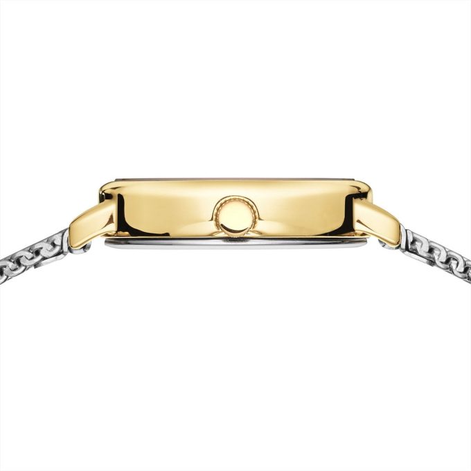 Bering Ladies Two Tone Oval Dial Watch 11020-010