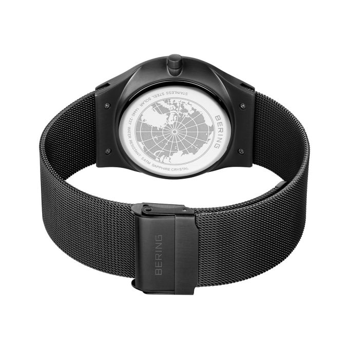 Bering Gents Blue / Black Solar Date Watch 14440-227