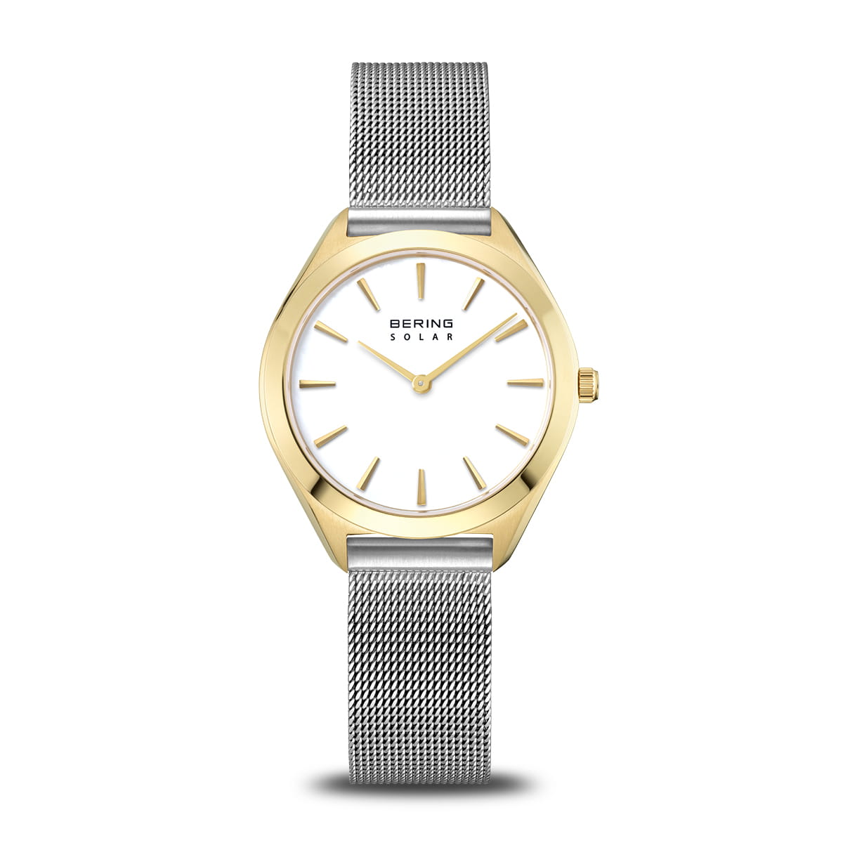 Bering Ladies Two Tone White Dial Watch 17331-010