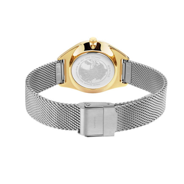 Bering Ladies Two Tone White Dial Watch 17331-010