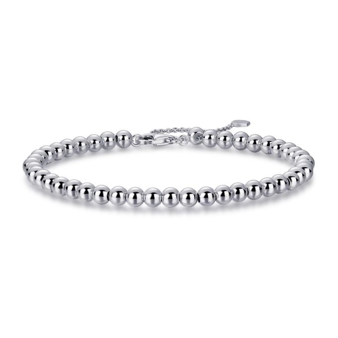 Silver Beaded Bracelet