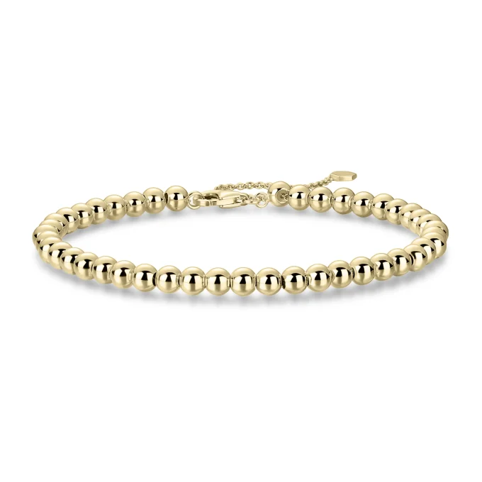 Yellow Gold Vermeil Bead Bracelet 3mm
