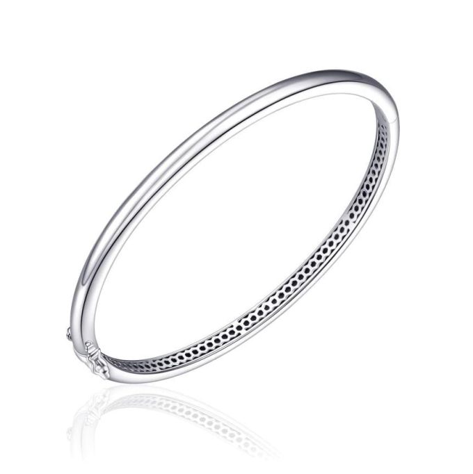 Silver Hinged Bangle