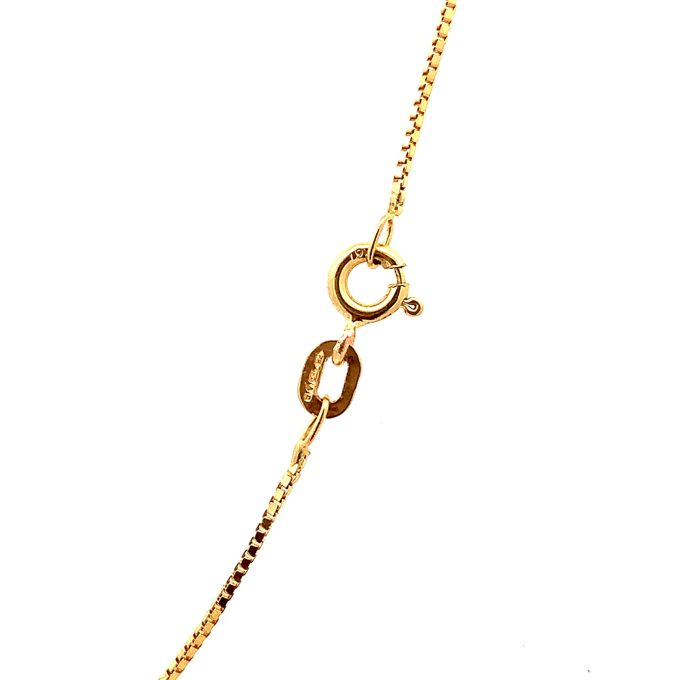 9ct Gold Diamond Cross and Chain
