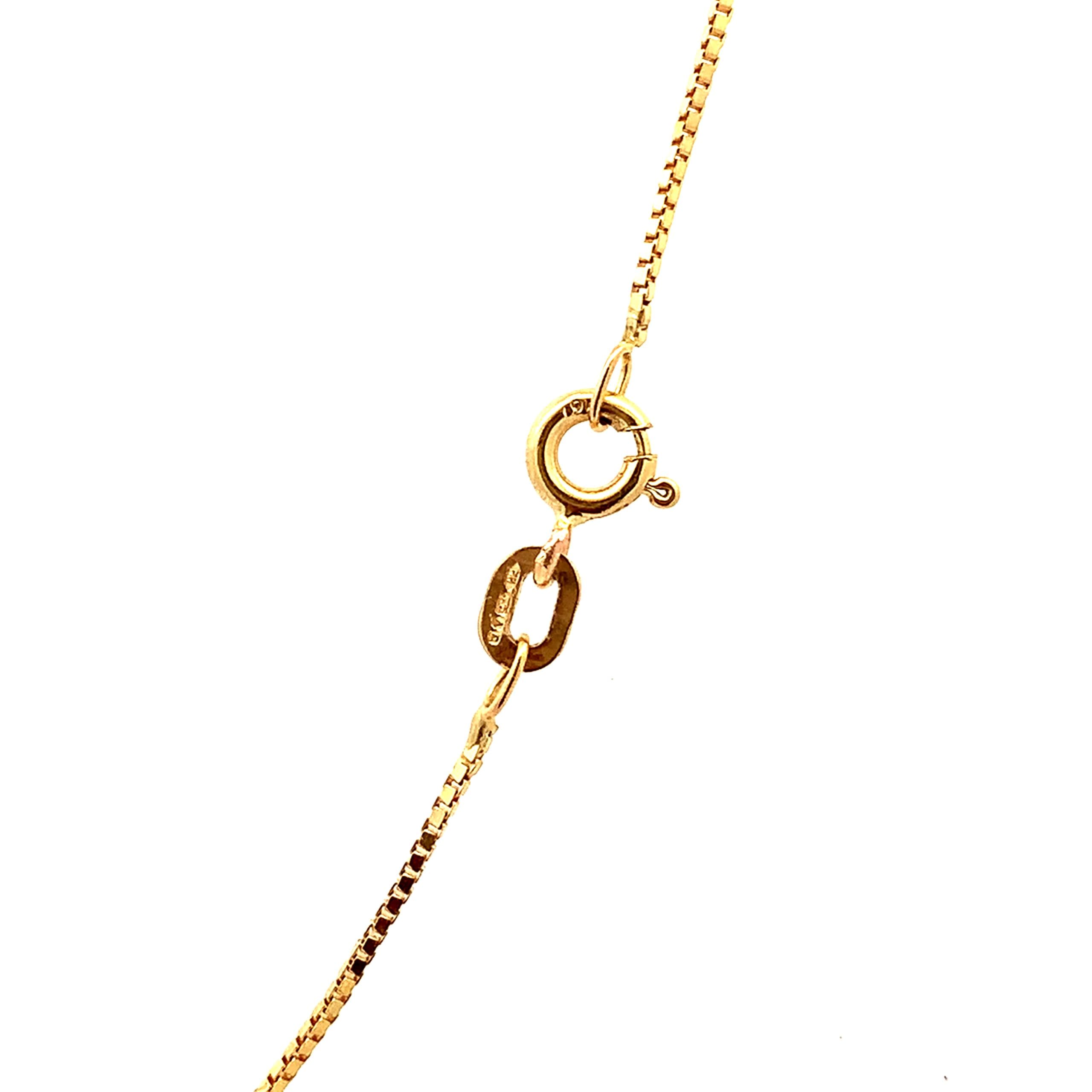 9ct Gold Diamond Cross and Chain