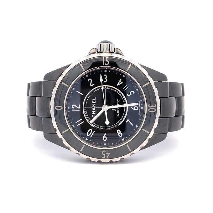Chanel J12 Black Ceramic Automatic Midsize Watch