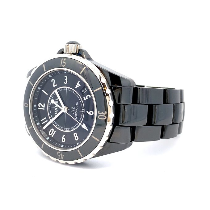 Chanel J12 Black Ceramic Automatic Midsize Watch