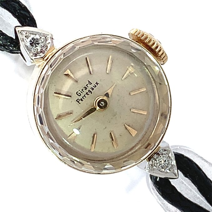 Vintage Gold Girard Perregaux Ladies Cocktail Watch