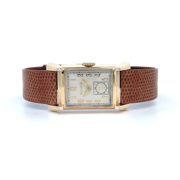 Bulova 1940's Tank Rolled Gold Ladies Watch