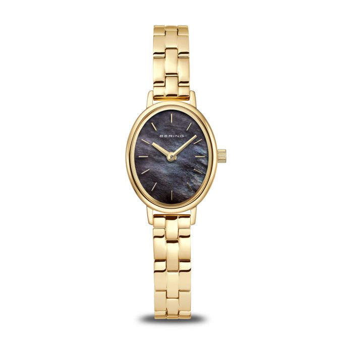 Bering Ladies Gold Oval Dial Watch 11020-732