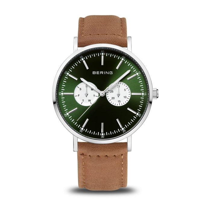 Bering Green Day Date Watch 14240-508