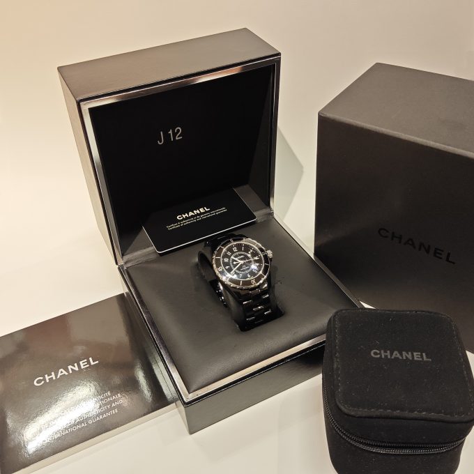 Chanel J12 Black Ceramic Automatic Midsize Watch