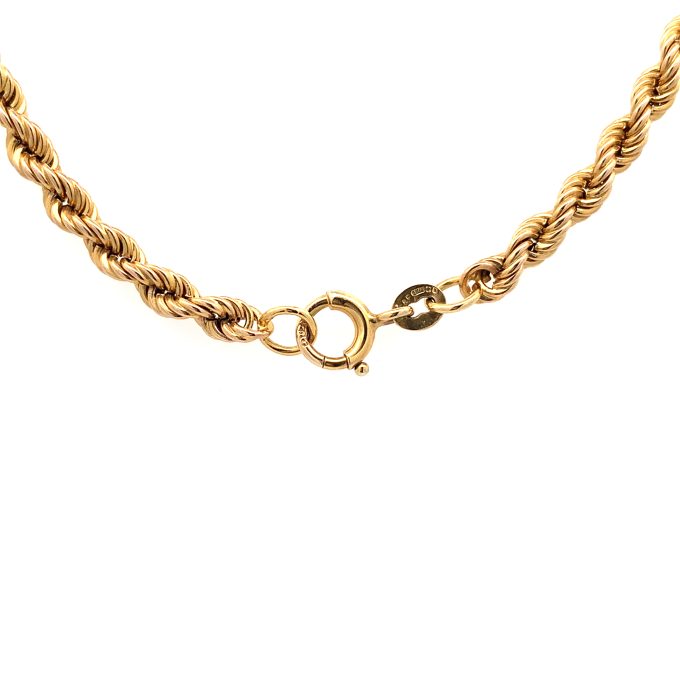 9ct Yellow Gold, Rope Chain
