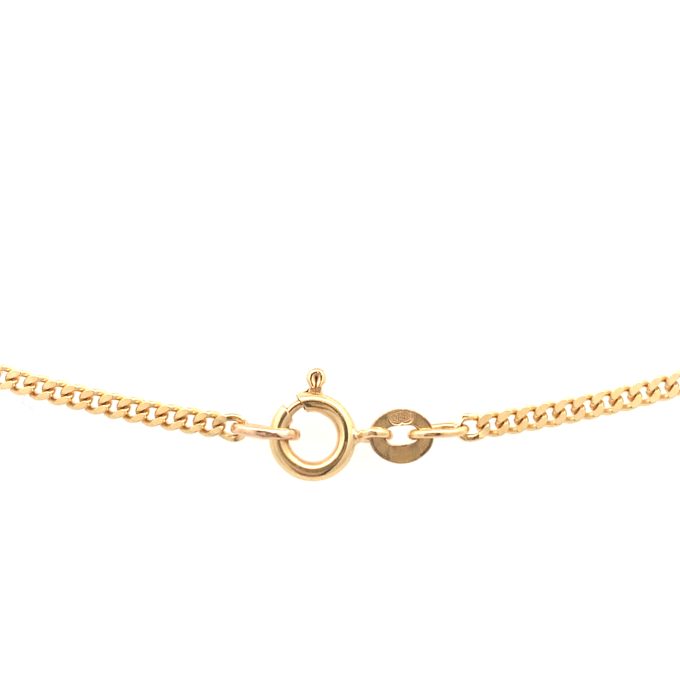 18ct Yellow Gold Flat Curb Chain