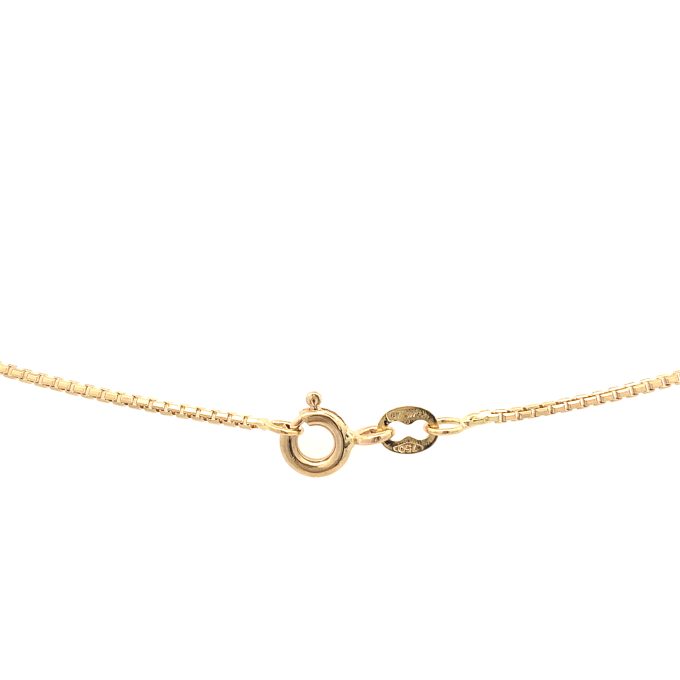 18ct Yellow Gold, Box Chain