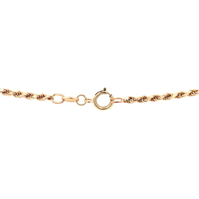9ct Yellow Gold, Solid Rope Chain