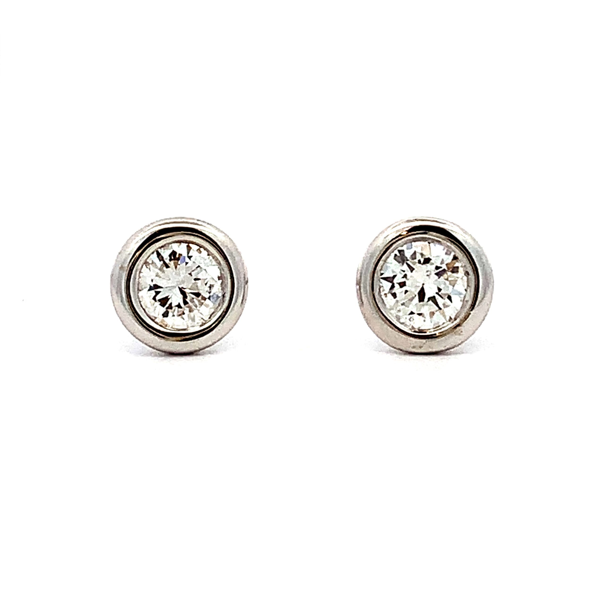 0.66ct Diamond White Gold Stud Earrings
