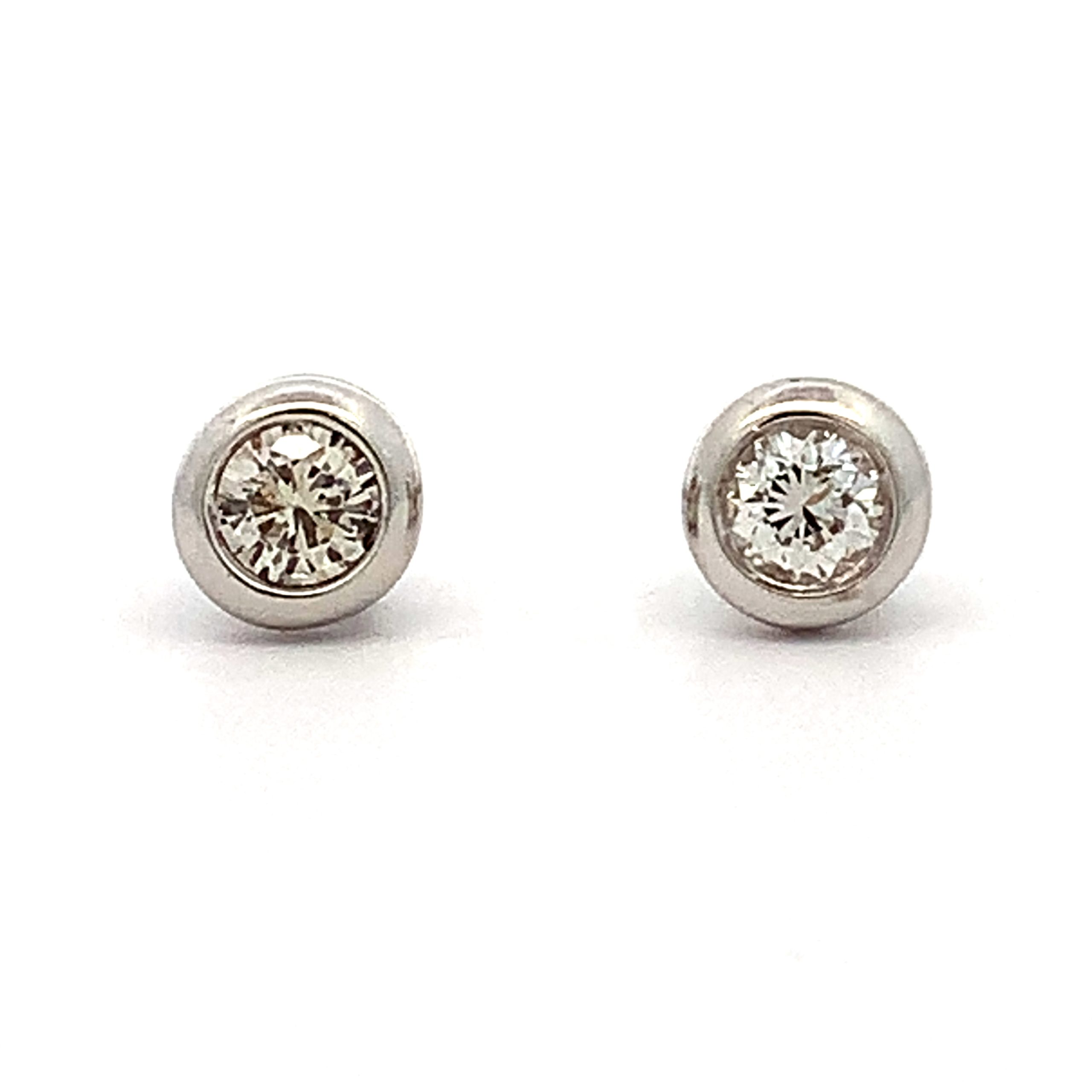 0.30ct Diamond Platinum Stud Earrings