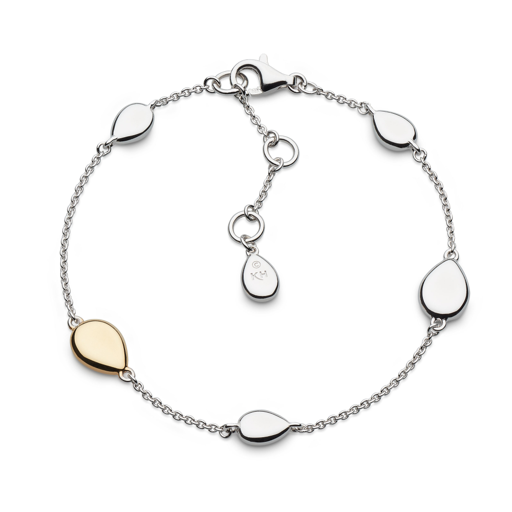 Kit Heath Coast Pebbles Golden Station Bracelet