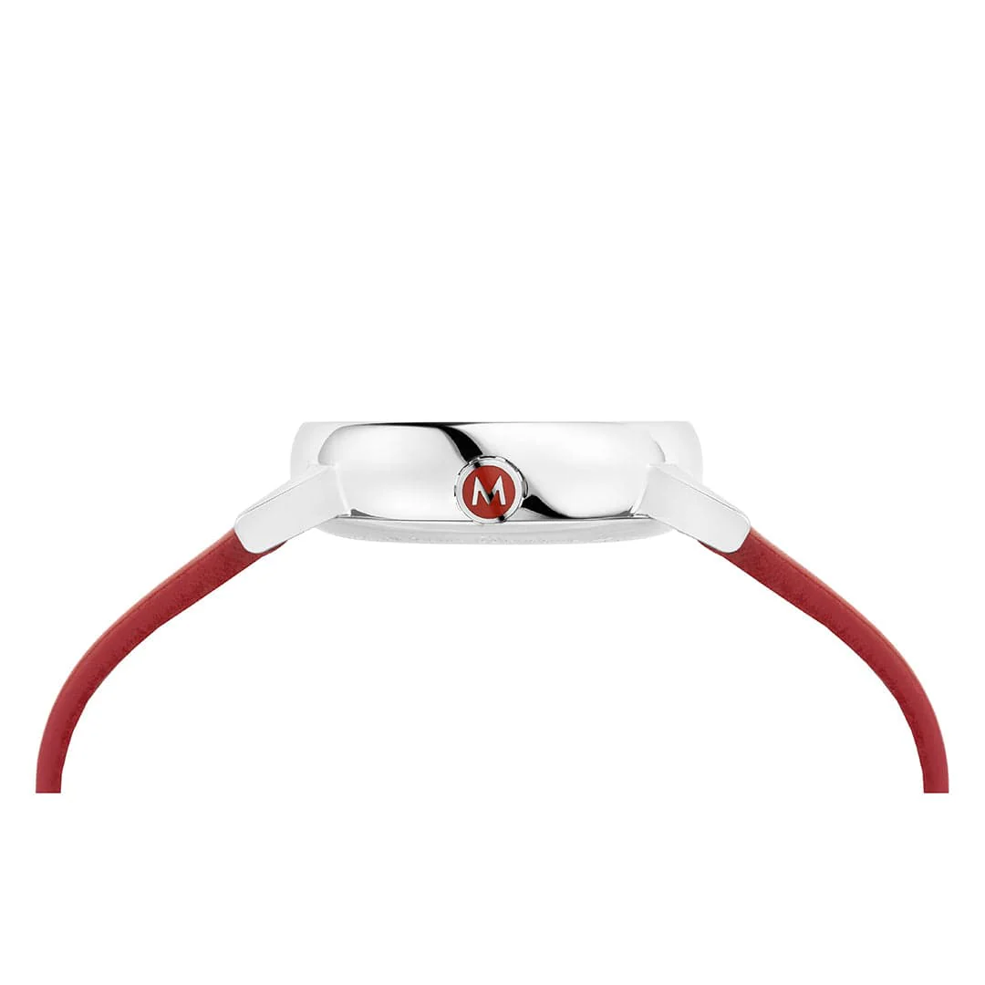 Mondaine Vegan Evo2 Ladies 30mm Big Date, White Dial