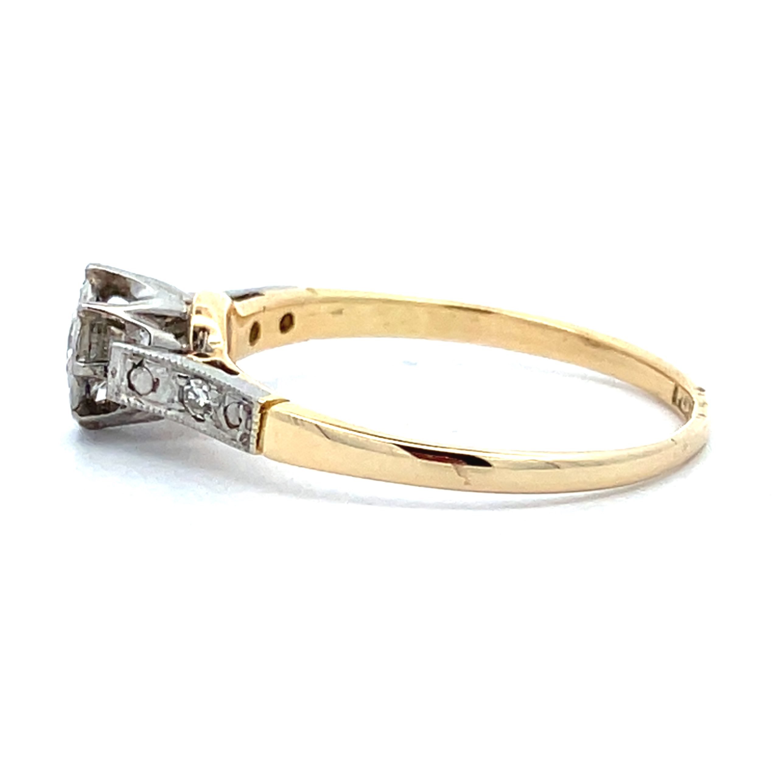 Vintage 0.25ct Diamond Solitaire Ring