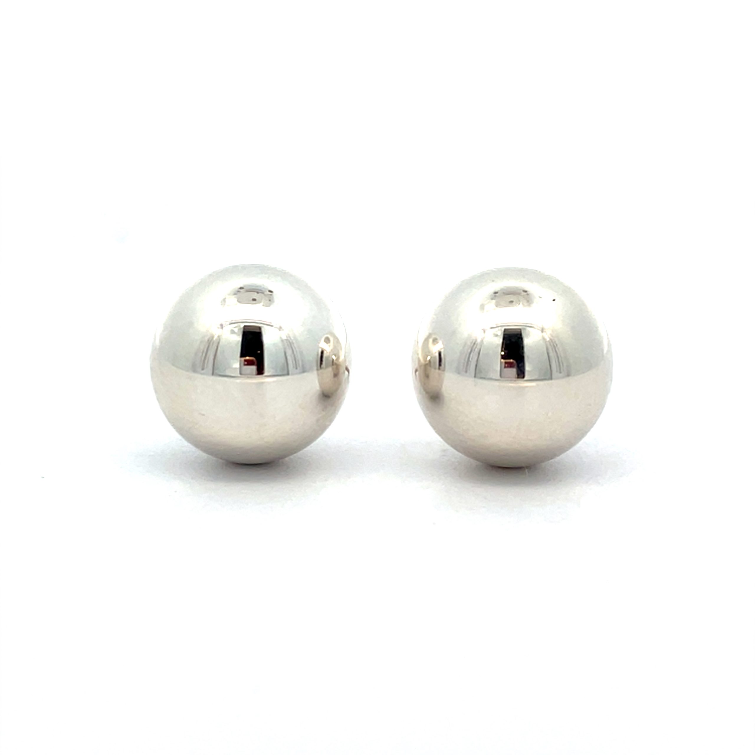 Tiffany & Co. Silver Hardware Ball Stud Earrings