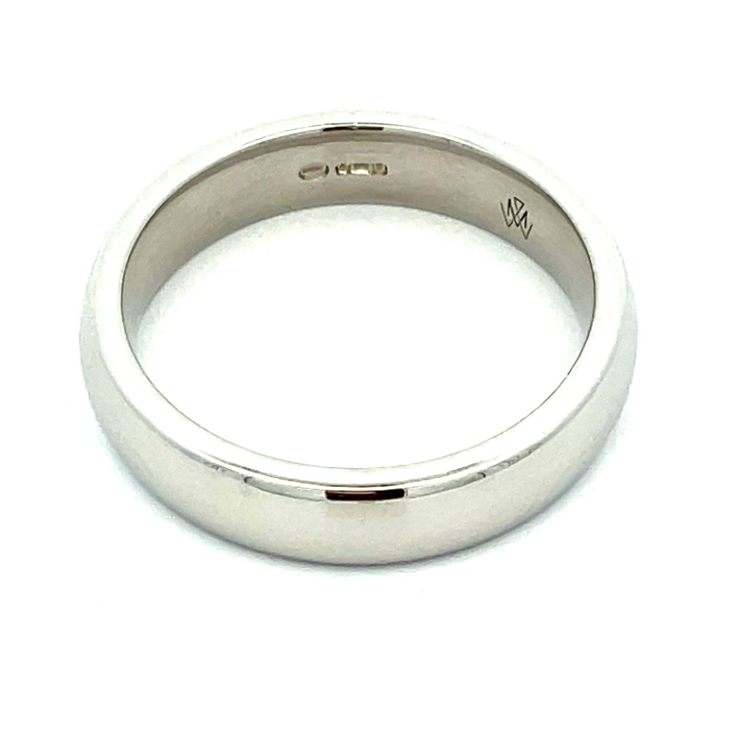 Mappin & Webb Platinum Court Wedding Band Size S