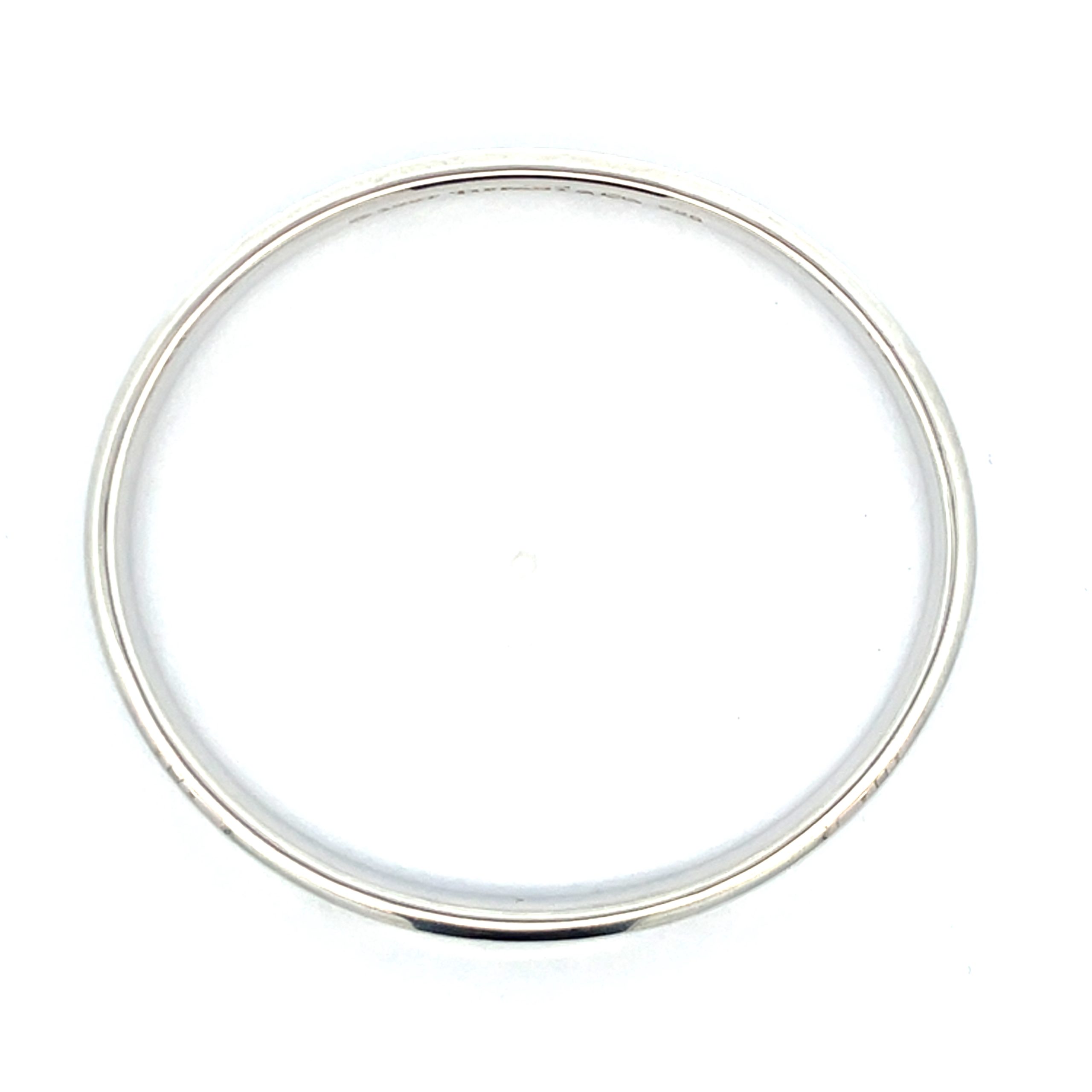 Tiffany & Co. '1837' Oval Silver Bangle