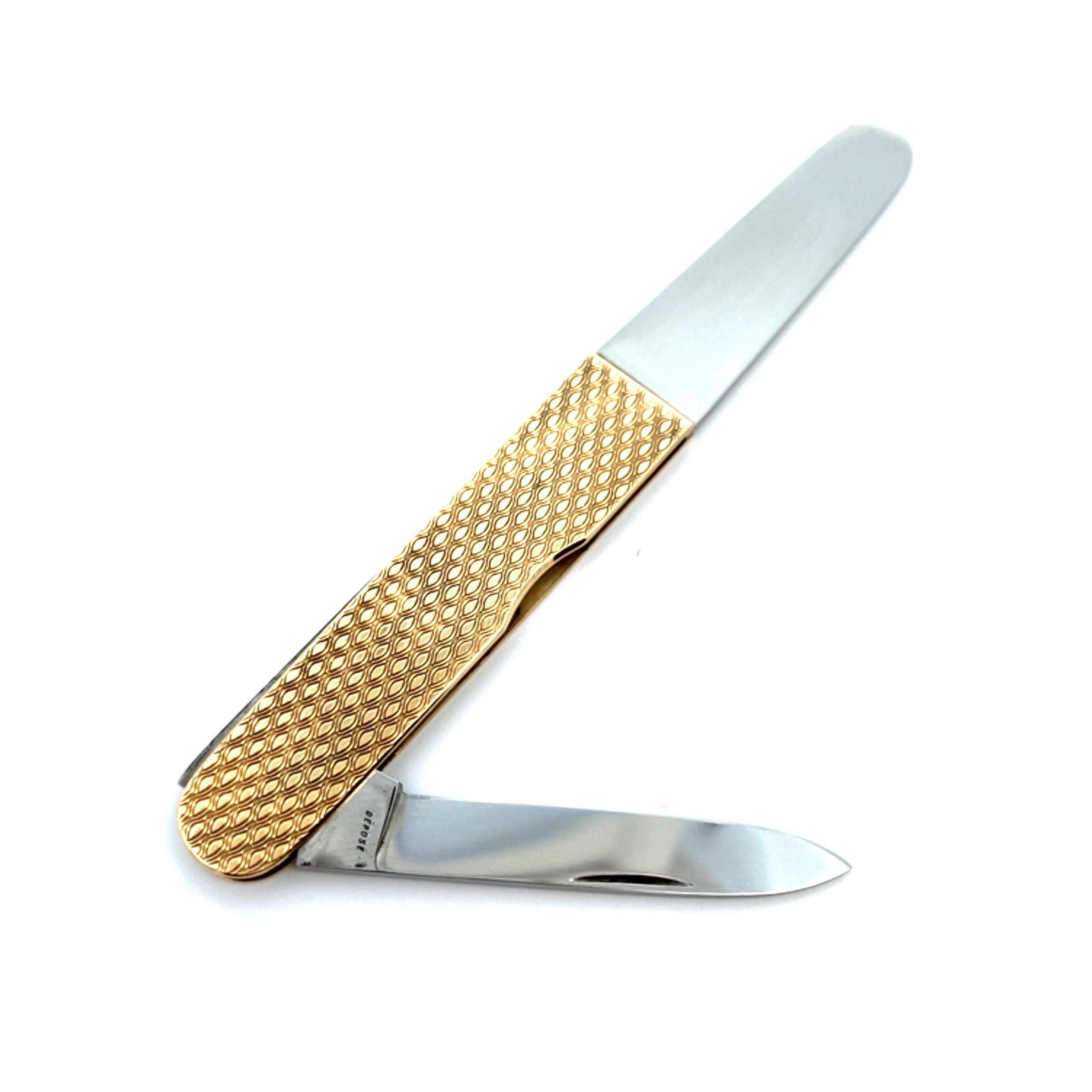 Vintage Gold Layered Paper / Pen Knife 1964