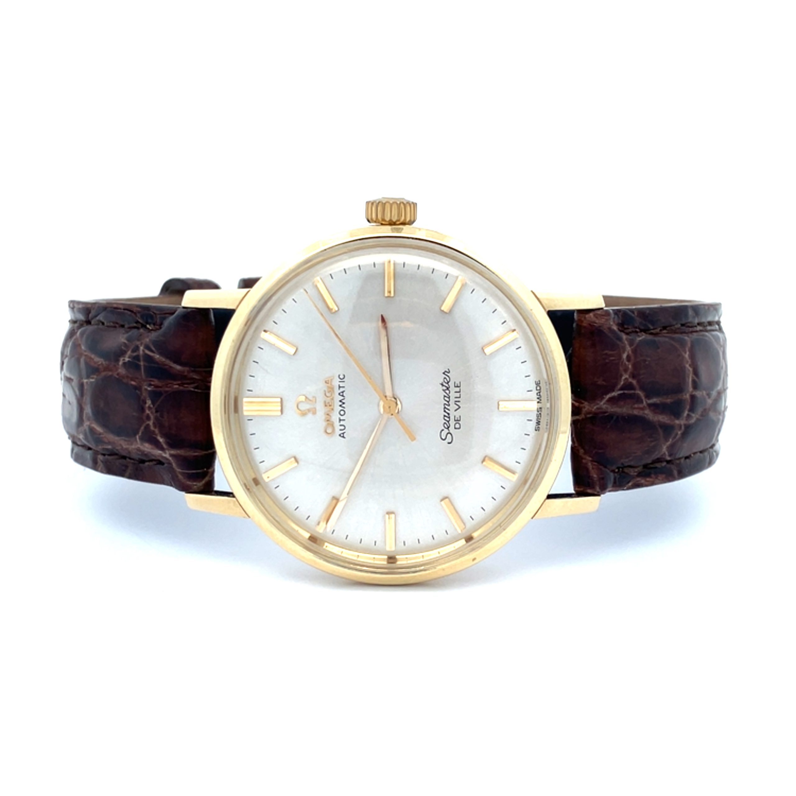 Vintage 1967 14ct Gold Omega Seamaster Deville Watch 165020SC
