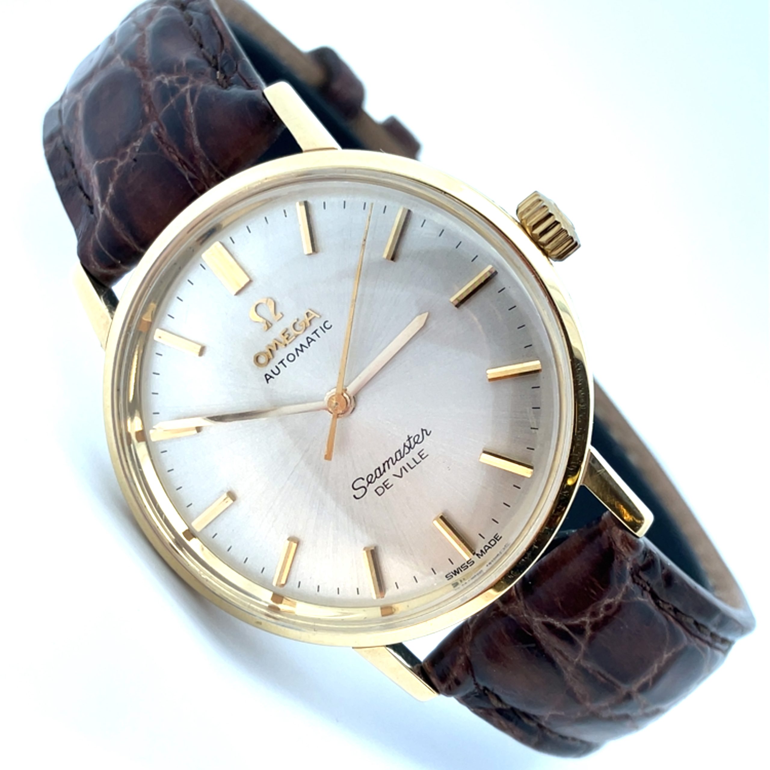 Vintage 1967 14ct Gold Omega Seamaster Deville Watch 165020SC
